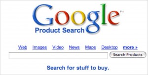 e-commerce google product search